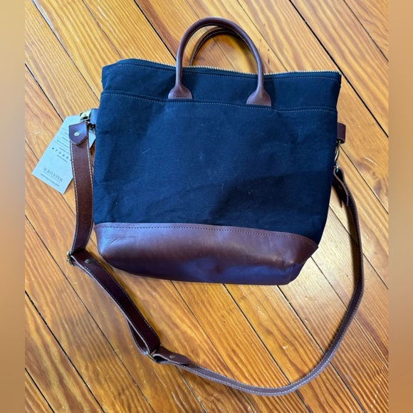 R. Riveter Otto Style 525- Black Canvas with Brown Leather - Picture 2 of 4